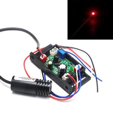 1pc 150mW 650nm Red Focus Dot Laser Diode Module 12V Driver TTL Modulation