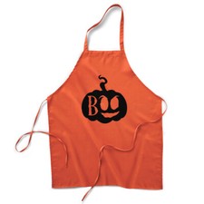 Aprons for Women Men Boo Black Design Halloween Housewarming Gifts
