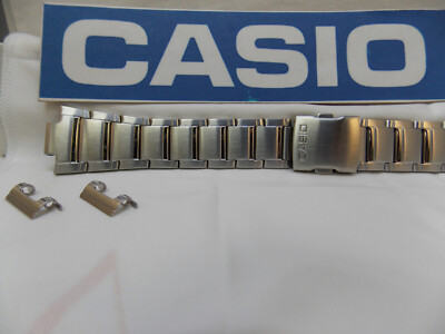 Casio Watch Band EFA-120 D Bracelet Steel Silver Tone  Edifice / Watchband