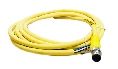 804006B02M030 Micro Change Cordset 4P Male straighjt EXT Thread #18-4 PUR w/o BR