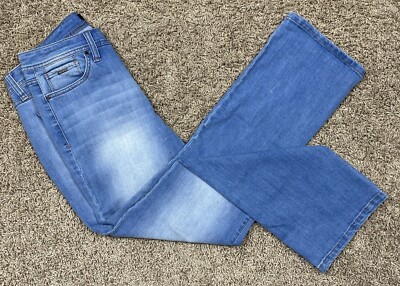 Nine West Jeans Taylor Cuffed Capri Womens Jeans-Light Wash/Sz