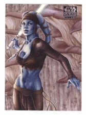 AAYLA SECURA 2010 Topps Star Wars Galaxy 5 #500 *QTY