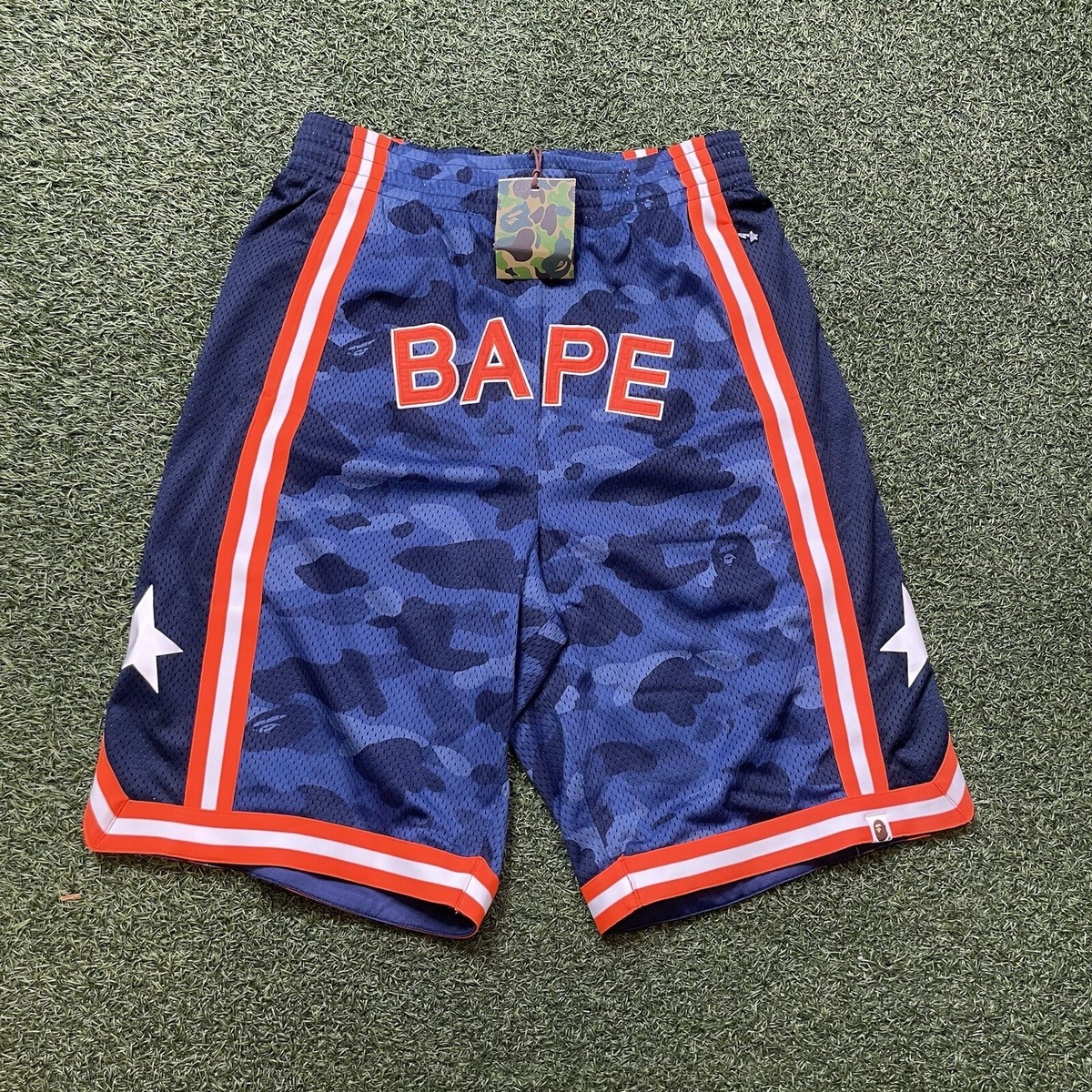 Bape Shorts XXLarge NEW A Bathing Ape Athletic Gym Workout