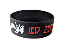 Rock Band Music Bracelets - Led Zeppelin Silicone Bracelet Metal Punk Wristband