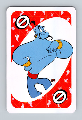Disney 100th Anniversary UNO - Genie - Red - Card - Collectible