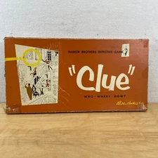 Clue 1960 game replacement parts. tokens cards and board etc.  by the piece