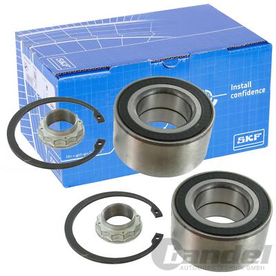 2x SKF RADLAGERSATZ HINTEN passend für BMW 3er E36 E46 7er E38 8er E31 X3 E83