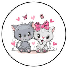KITTENS ENVELOPE SEALS LABELS STICKERS PARTY FAVORS
