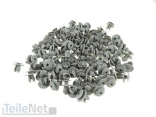 100x Befestigungsclip T&uuml;rverkleidung Clips Innenverkleidung hell grau