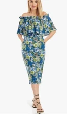 INC International Concepts Floral Print Dress Deri Blooms 2XL