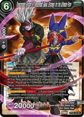 NM-Mint DBS:M Transcended Shroom & Transcended Salsa, Strategy for the Ultimate 
