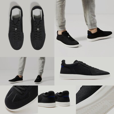 Rothys Shoes Black Knit Lace Up Sneaker Shoes Casual  display picture 3