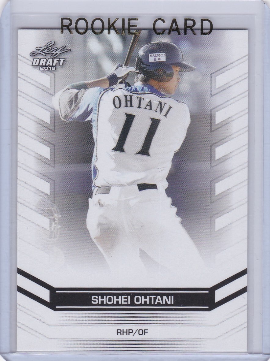 SHOHEI OHTANI ROOKIE CARD 2018 Leaf Draft Baseball RC Japan LOS