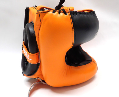 Rival Boxing Guerrero Facesaver Headgear - Orange - S/M - New with defects