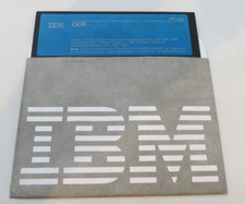 5.25" Floppy Disk IBM DOS Version 3.21 68x2200 1986 Microsoft Computer Disc