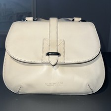 STRENESSE Crossbody Leder Beige Weiß Kelly Bag Schultertasche Tasche