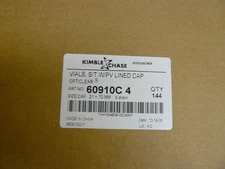 KIMBLE CHASE 60910C 4 SAMPLE VIALS 4 DRAM CAPACITY NEW PACK OF 144