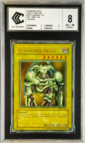 Yu-Gi-Oh! Summoned Skull MRD-003 FADED Ultra Rare Metal Raiders CCC 8 (no PSA)