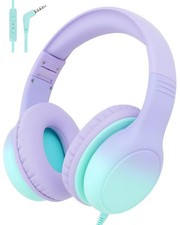 Over Ear Kids Headphones, HD Mic, Safe Volume Limited Headphones