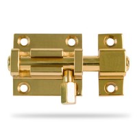 Amig TüRriegel Modell 700 Messing 50Mm Mit Schrauben Poliert FüR