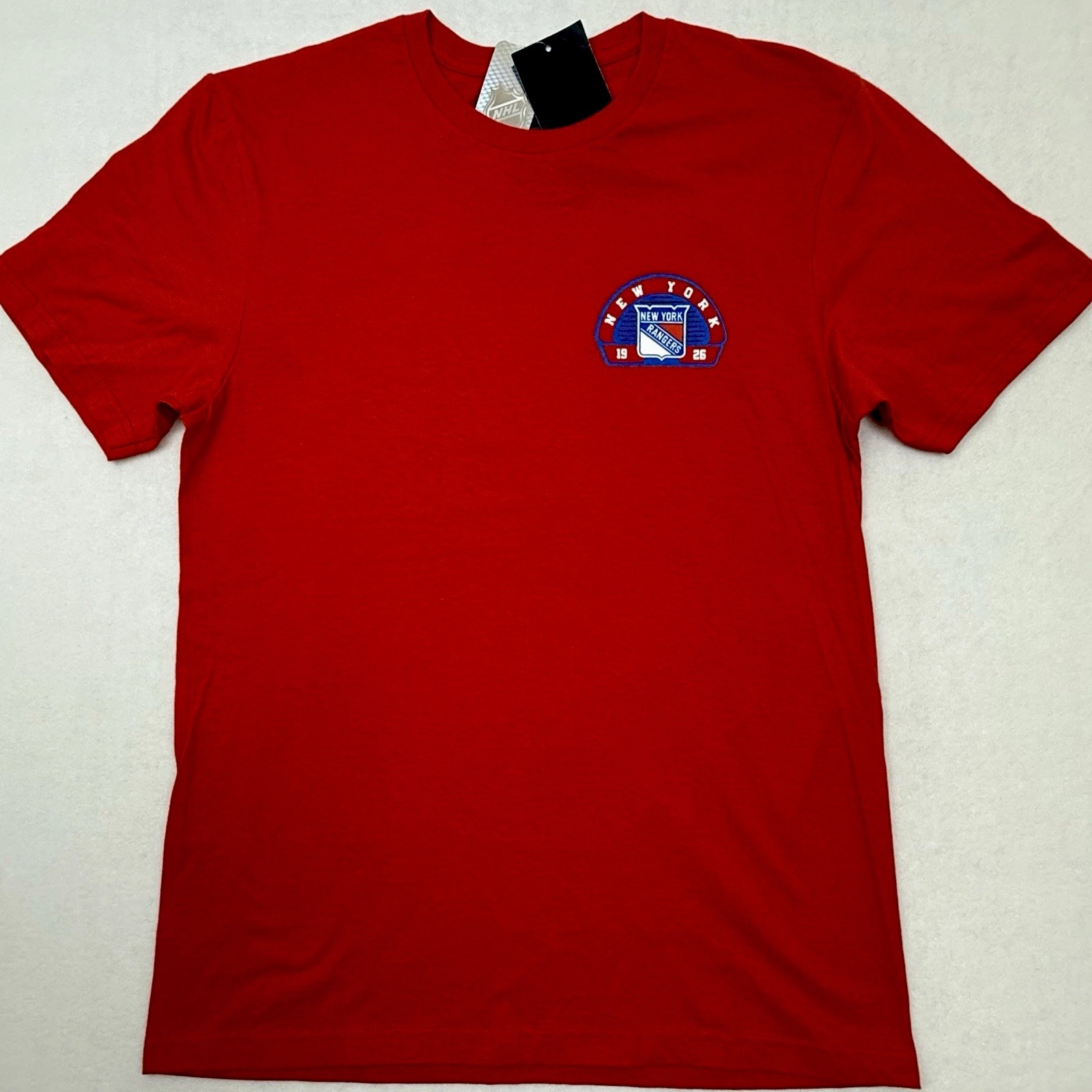 New Fanatics New York Rangers T-Shirt Men's Medium Red 1926 Short Sleeve NHL