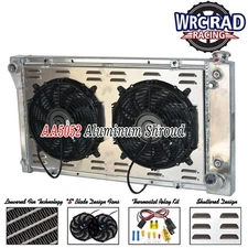 Radiator Shroud Fan+Relay Kit fits Truck Chevy/GMC C/K 10/20/30 Series 1967-1972
