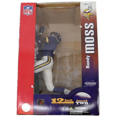 【未開封】NFL Randy Moss フィギュア 13 ヴァイキングス Randy Moss McFarlane 2006 NFL Vikings Series 13 Afro Variant