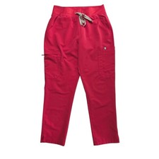 FIGS Yola Scrub Pants Women s M/P High Waisted Pink Technical Collection Cargo