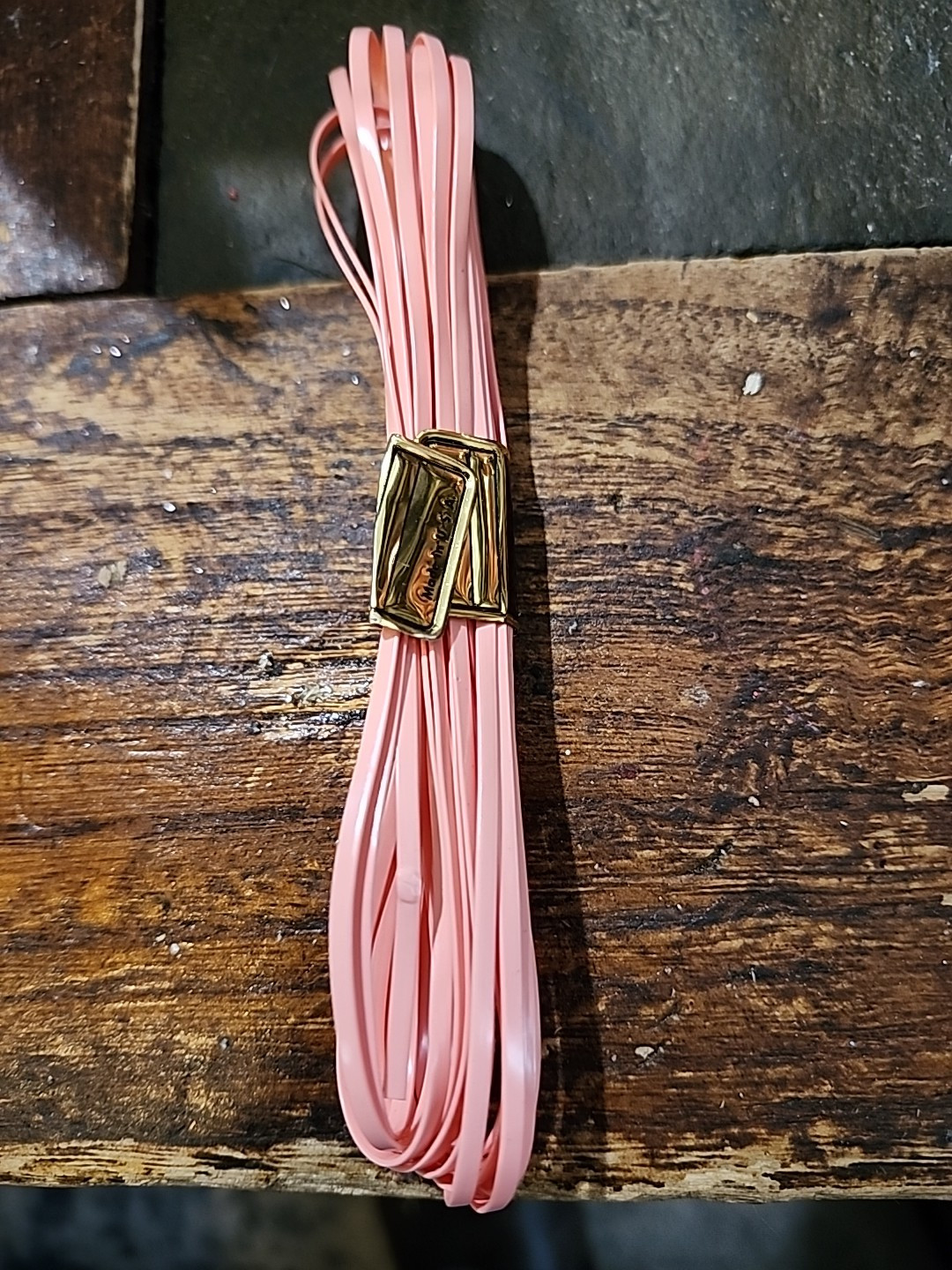 RARE X-ACTO PLEXON LACING 3/32 × 4.5 Yd BRAIDING Vintage USA Made Pink