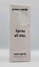 New In Box Grace and Stella Spray All Day Hydrating Rose Facial Spray Sealed 