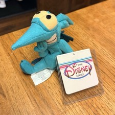 Disney Store 2010 Small Blue Dragon Beanbag Plush Stuffed Animal WJ3807