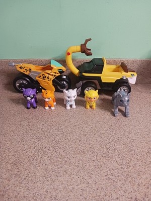 Lot of Paw Patrol CAT PACK Vehicles Figures Shade Wild Rory Leo Incl All In Pics