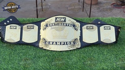 AEW Continental Championship Title Belt Adult Size Brass plated