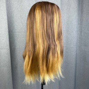 Vanessa by Fifth Avenue Long Wavy Ombre Brown-to-Blonde Hair Wig