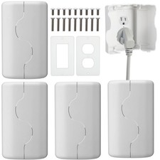 4 Pack Safety Outlet Cover Box Wall Outlet Cover for Baby Proofing Extra Larg...