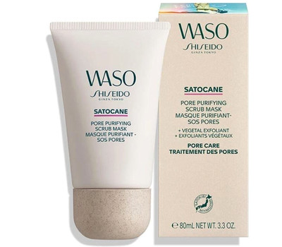 NIB SEALED Shiseido WASO SATOCANE Pore Purifying Scrub Mask 3.3 oz
