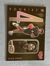 Panini 2021-22 Chronicles Draft Picks Gala Rookies Jalen Green Rookie Card #184