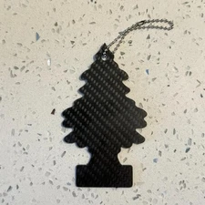 Genuine Carbon Fiber Little Tree Car Hanger Pendant Homemade 