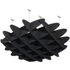 Acoustic Ceiling Waffle Panel, POOMEL Panels Sound Absorbing, Large...