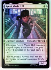 Agent Maria Hill (FOIL) 2 Marvel Super Heroes Magic: The Gathering NM