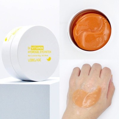 LEBELAGE Dr.Vitamin Hydrogel Augenklappe 90g x 60 Stück Vivacity Elasticity...