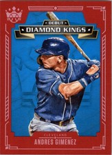 2021 Diamond Kings Debut Diamond Kings Red Frame #18 Andres Gimenez - NM-MT