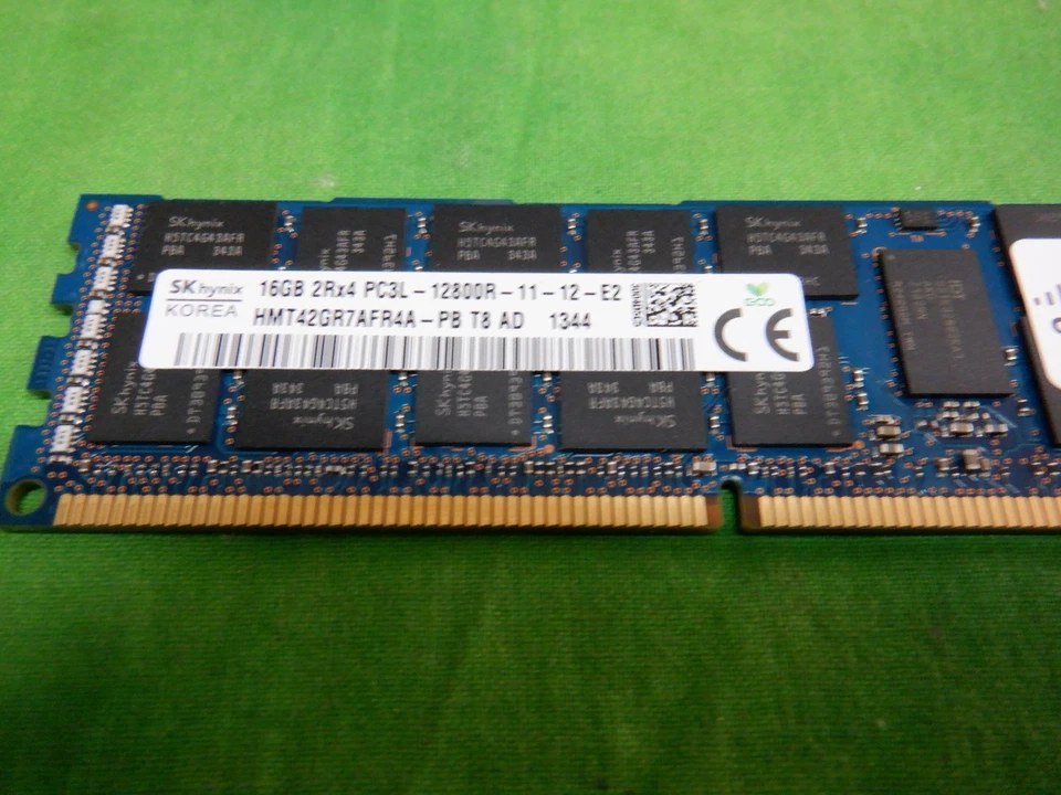SK hynix CISCO 16GB 2Rx4 PC3L-12800R ECC REGServer Memoria 15-13615-01 LOTE DE 2 Foto 3 de 4