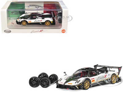 #ad PAGANI ZONDA REVOLUCION WHITE W EXTRA WHEELS 1 64 CM MODEL CM64 REVOLUCION 08 $27.99