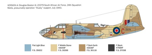 Boston III / A-20B / C Havoc 1:48 Plastic Model Kit Italeri - Picture 2 of 4