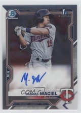 2021 Bowman Chrome Prospect Auto Gabriel Maciel #CPA-GM Auto nd3