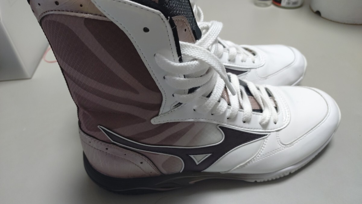 MIZUNO Boxing Shoes Wave Monster US8.5 / 26.5cm White Naoya Inoue