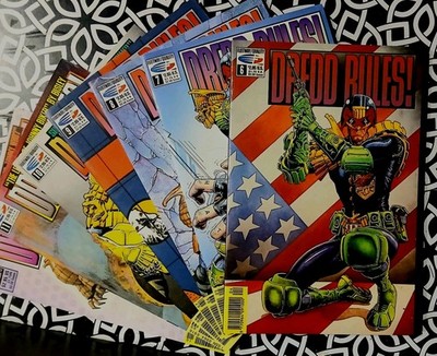 Dredd Rules! #6 - 12 - VF -1991 - Fleetway/Quality - Cardstock   