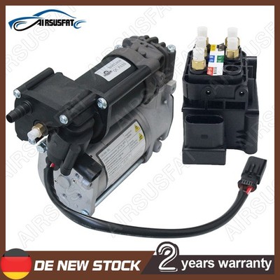 Luftfederung Kompressor + Ventilblock Für Mercedes C-Klasse W205 C205 2014-2018
