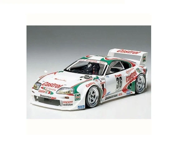 CASTROL TOYOTA TOM'S SUPRA GT Tamiya 24163 1/24 Plastic Model Kit New - Immagine 2 di 2